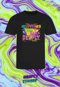 Truly, Madly, Deeply Hen-do Print Tshirt