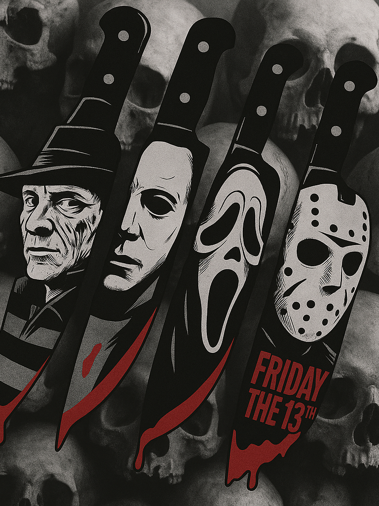 Horror Movie Knife Set 4